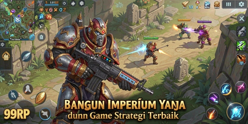 Gameplay 99RP yang seru dan mendebarkan dalam membangun kerajaan.