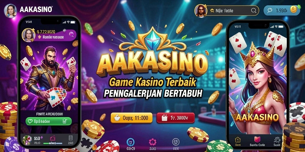 Tampilan gameplay Kasino AAKASINO yang mendebarkan dan menarik.