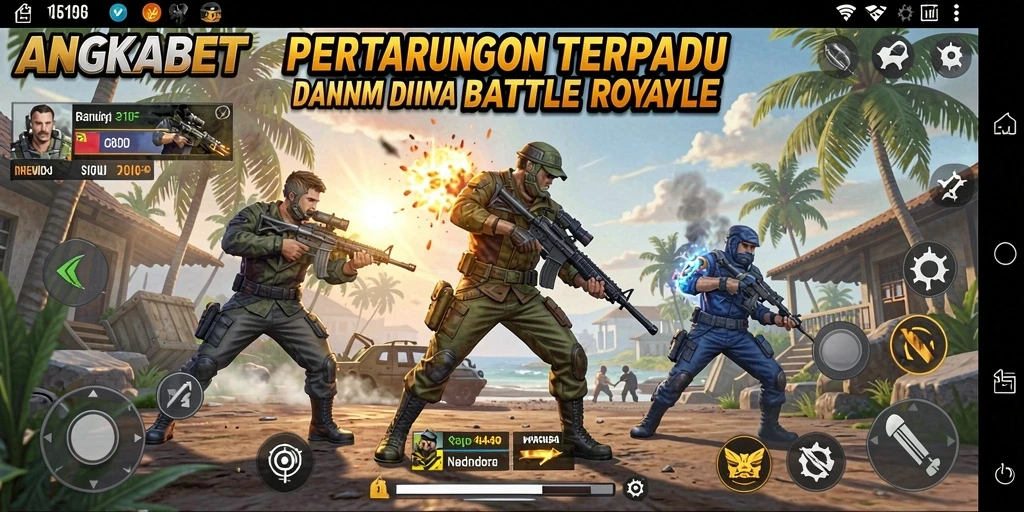 Tampilan mendebarkan dari pertempuran intens di ANGKABET.