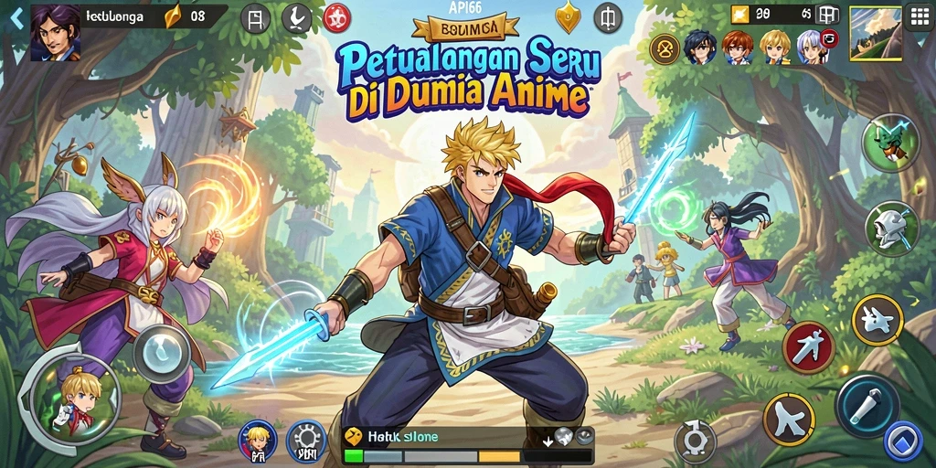 Gambaran gameplay seru dan karakter ikonik di API66.