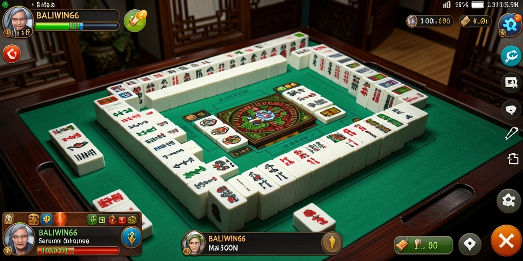Tampilan mencolok dari gameplay BALIWIN66 Mahjong yang menarik.
