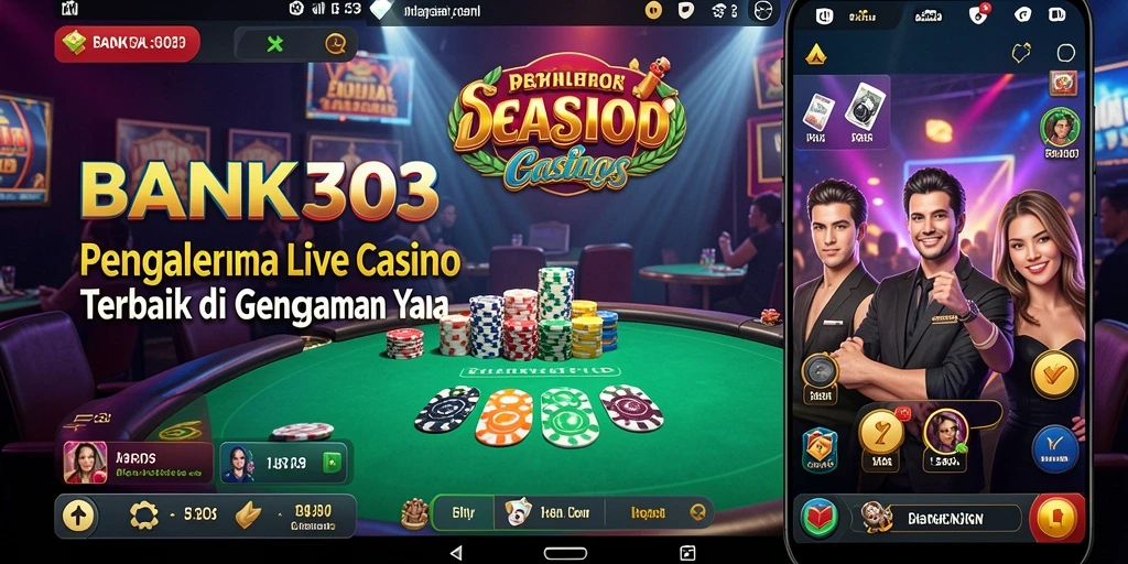 Tampilan gameplay Live Casino yang mendebarkan dengan dealer langsung.