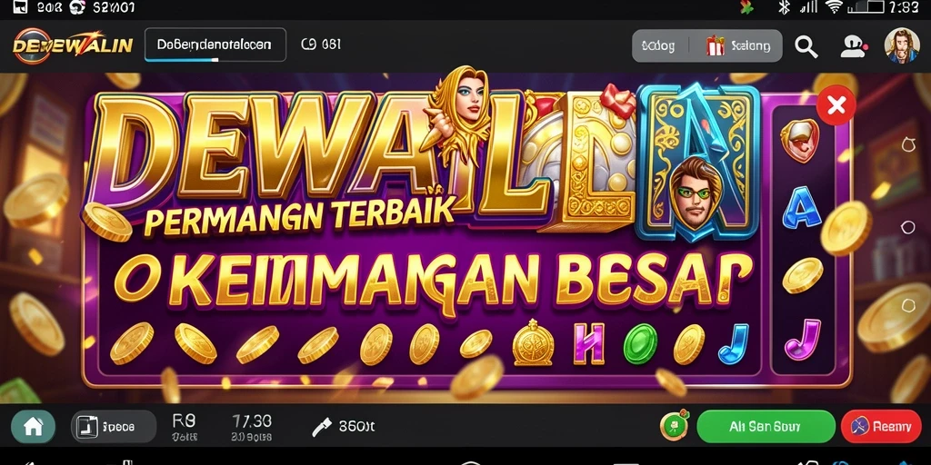 Tampilan gameplay menarik dari DEWALIN Slot.