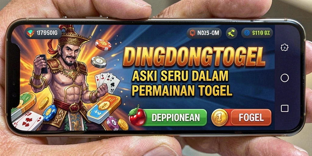 Screenshot utama DINGDONGTOGEL menampilkan aksi seru dalam permainan togel.