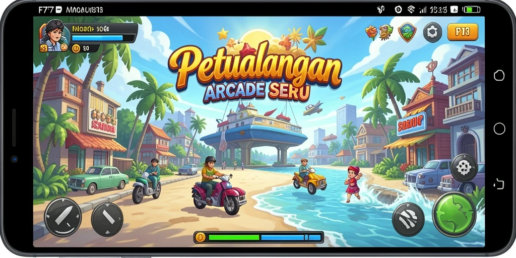 Gameplay F7F7 yang seru dan penuh tantangan.