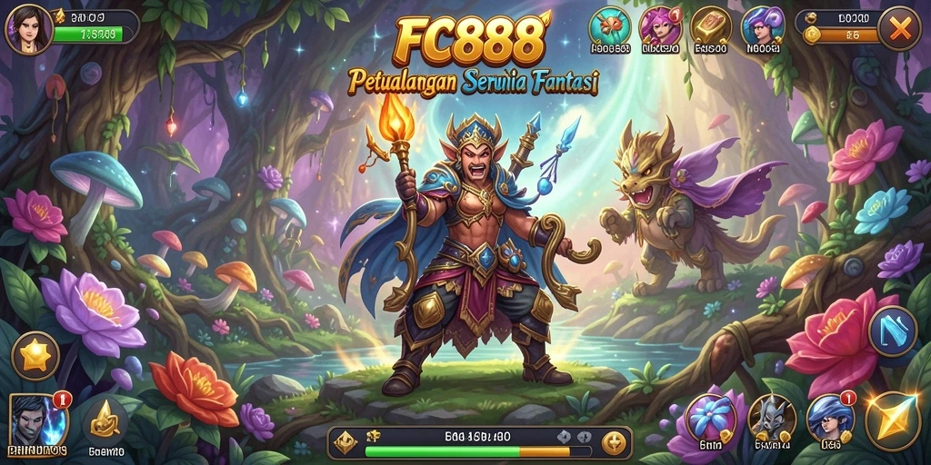 Tampilan menakjubkan dari gameplay petualangan FC888.