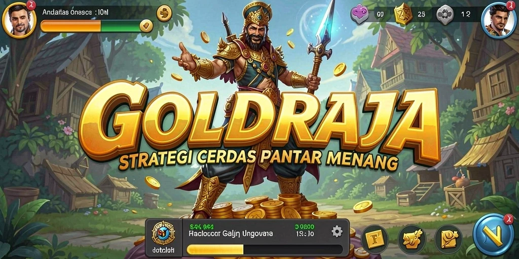 Tampilan gameplay <strong>GOLDRAJA</strong> yang menarik dan menantang.