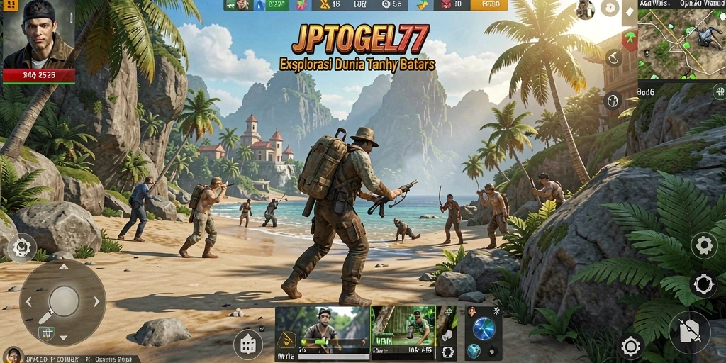 Tangkapan layar JPTOGEL77 menampilkan aksi seru di dunia terbuka.