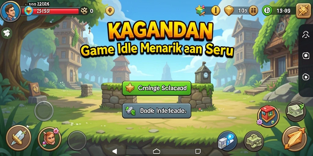Tampilan gameplay KAGANDAN yang menarik dan interaktif.