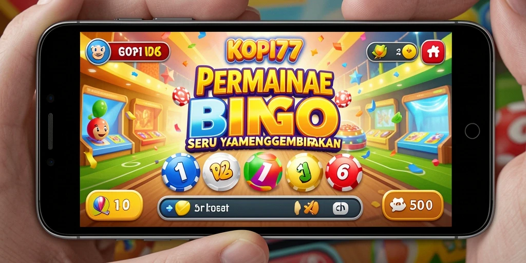 Tampilan gameplay seru di KOPI77 dengan suasana Bingo yang mengasyikkan.