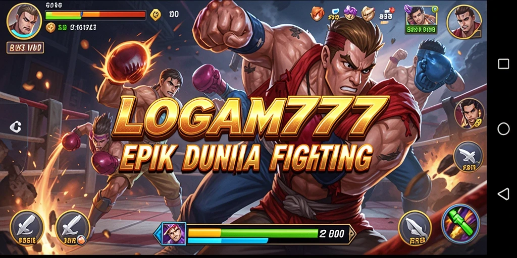 Tangkapan layar LOGAM777 menunjukkan aksi pertarungan yang mendebarkan.