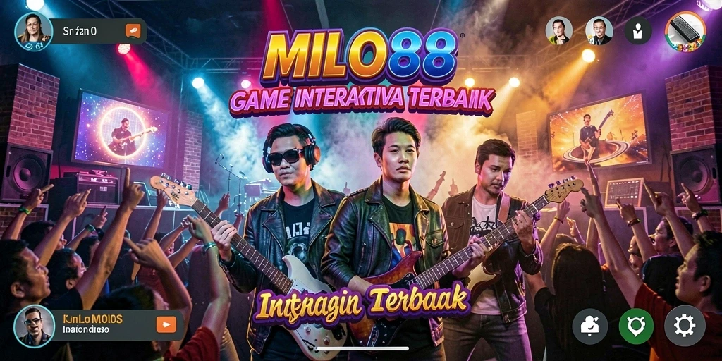 Tampilan utama gameplay <strong>MILO88</strong> dengan musik interaktif yang mengasyikkan.