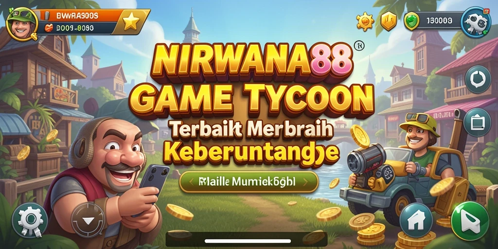 Screenshot gameplay NIRWANA88 menampilkan keseruan dalam membangun bisnis Tycoon.