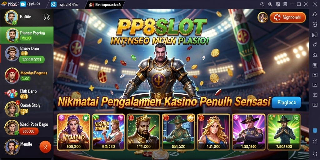 Tampilan gameplay menarik PP8SLOT dengan efek visual yang menawan.
