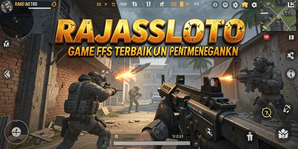 Screenshot gameplay RAJASLOTO menunjukkan aksi pertempuran yang mendebarkan.
