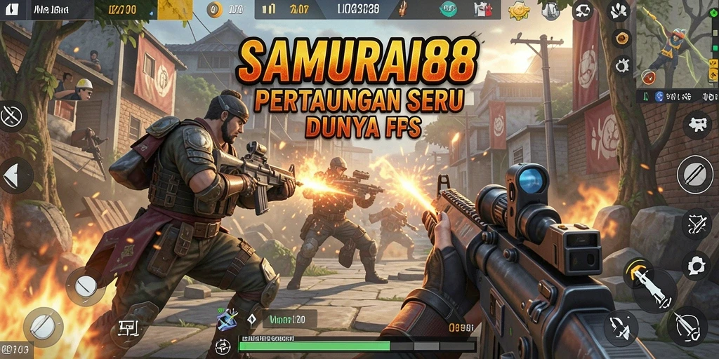 Tangkapan layar menunjukkan pertempuran seru dalam gameplay FPS.