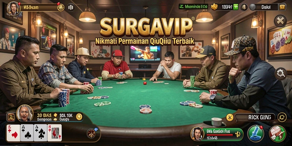 Tampilan gameplay seru dan mendebarkan di SURGAVIP.