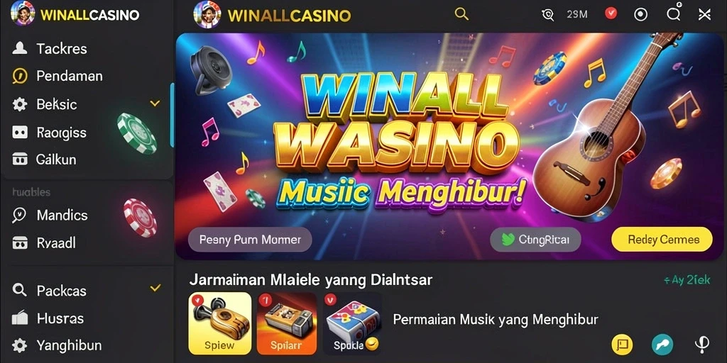 Tampilan gameplay <strong>WINALLCASINO</strong> yang menarik dan penuh warna.